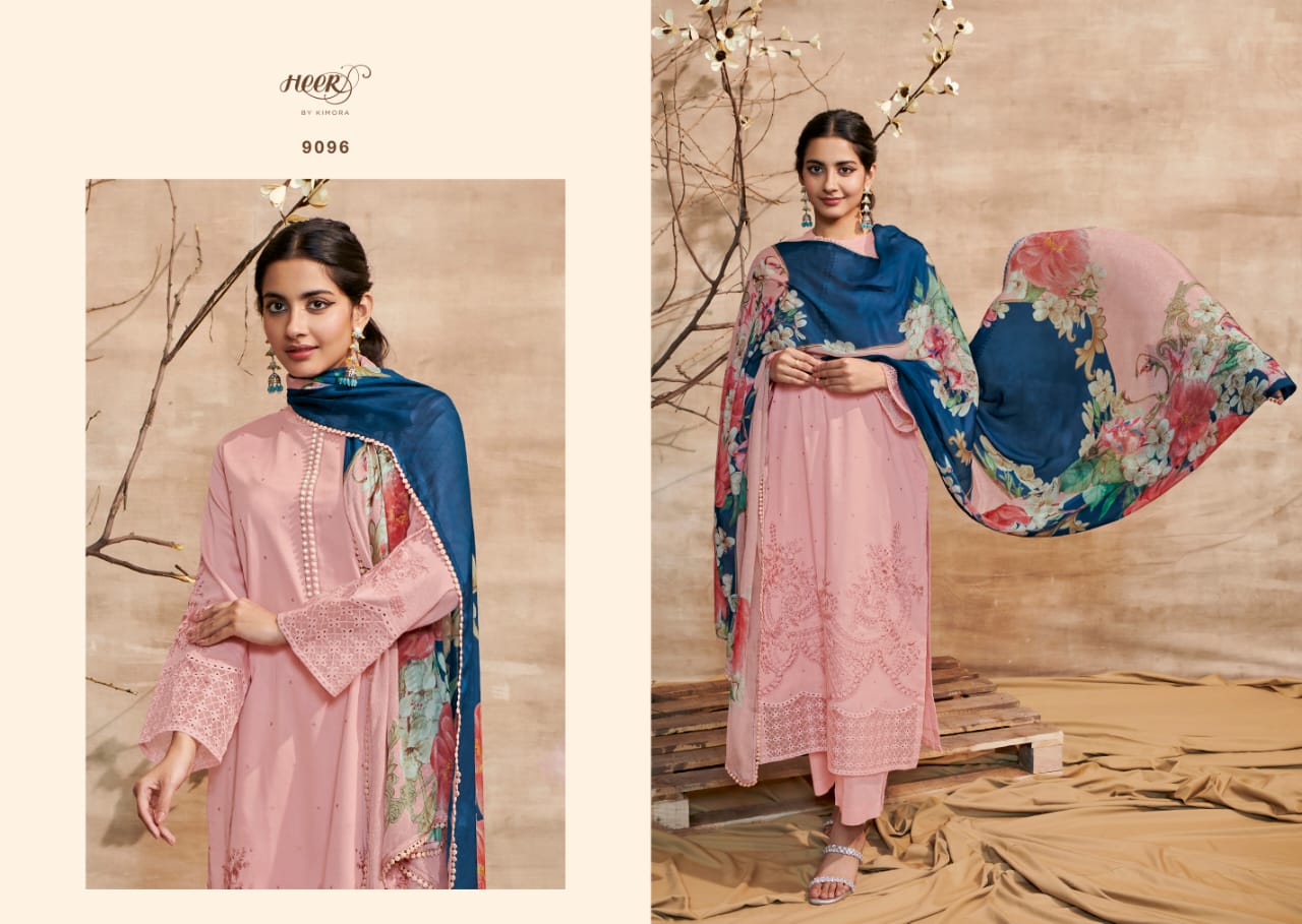 Heer Shabiba By Kimora Cotton Salwar Suits Catalog
